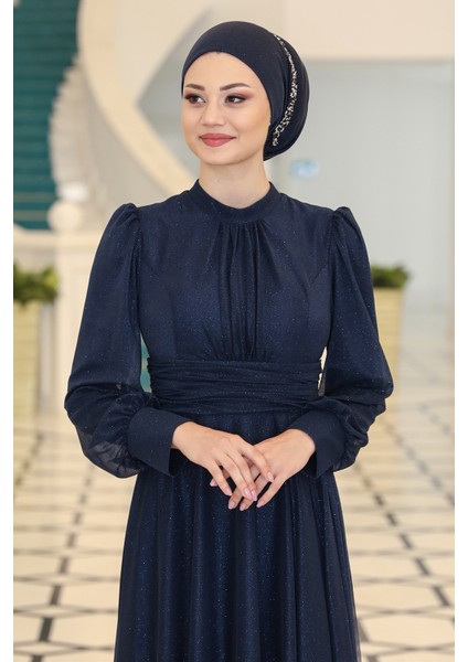 Şık Tasarım Tül Kübra Abiye modelleri