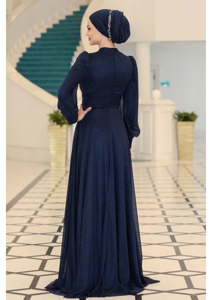 Şık Tasarım Tül Kübra Abiye