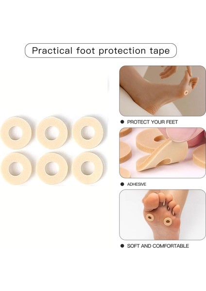 Ayak Noktasal Nasır Koruyucu Nasır Pedi Kendinden Yapışkanlı 6'lı