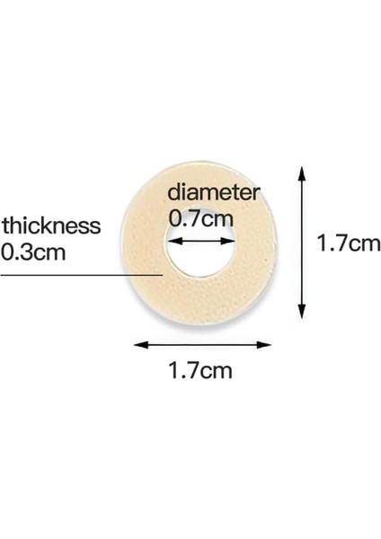 Ayak Noktasal Nasır Koruyucu Nasır Pedi Kendinden Yapışkanlı 6'lı modelleri