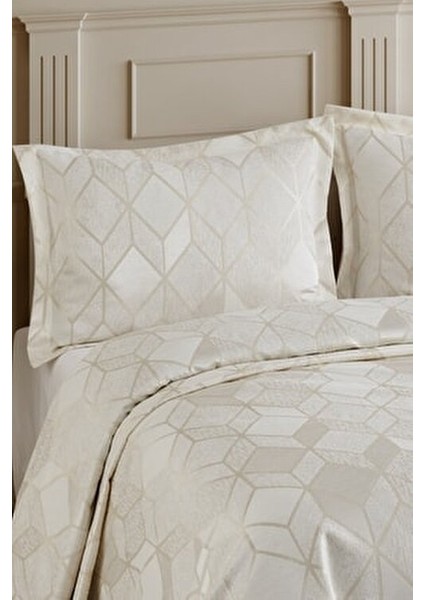 Arel Şönil Çift Kişilik Yatak Örtüsü Takımı (Krem) fiyatları