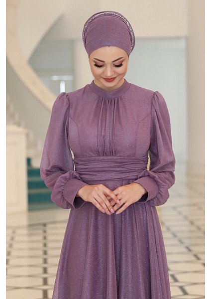 Şık Tasarım Tül Kübra Abiye modelleri