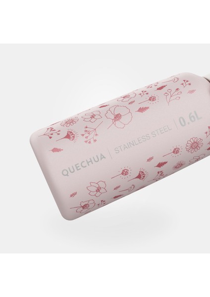 Quechua Çocuk Outdoor Paslanmaz Çelik Matara - 0,6 L - Pembe - 500 modelleri