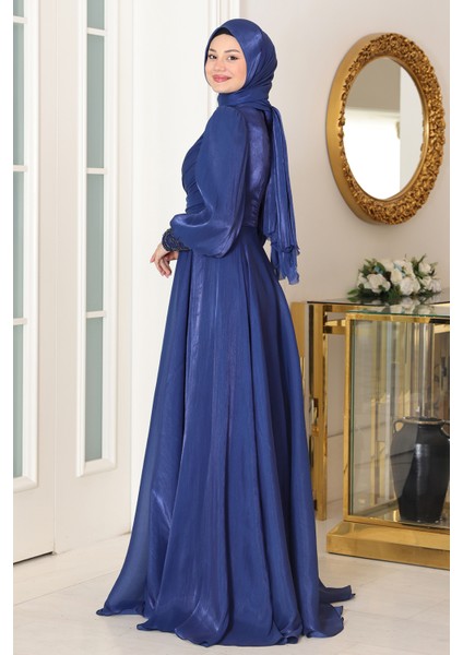 Omuz ve Kol Detaylı Yağmur Tesettür Büyük Abiye fırsatları