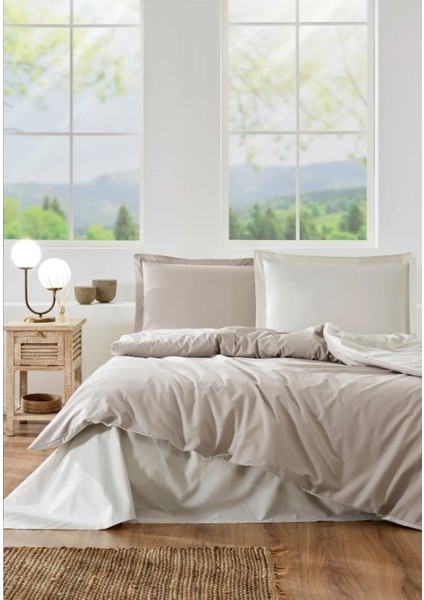 Özdilek Çift Kişilik Ranforce Nev Takımı Colourist Kum Beji Vanilya