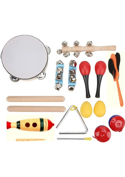 OKUL ÖNCESİ ORFF SET - KASTANYET,ZİL,DEF,MARAKAS,RİTİM fiyatları
