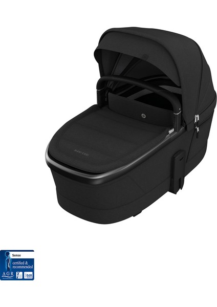 Sense Yatış Pozisyonu Ayarlanabilir Ekstra Geniş 0-9 kg Portbebe Twillic Black
