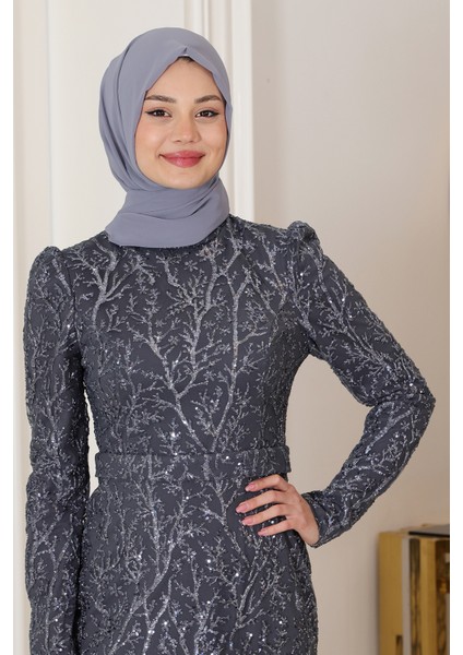 Büyük Beden Gliten Tesettür Abiye Tuana fiyatları