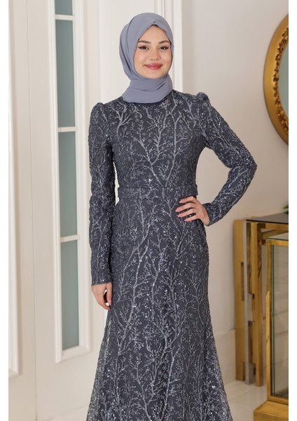 Büyük Beden Gliten Tesettür Abiye Tuana fırsatları