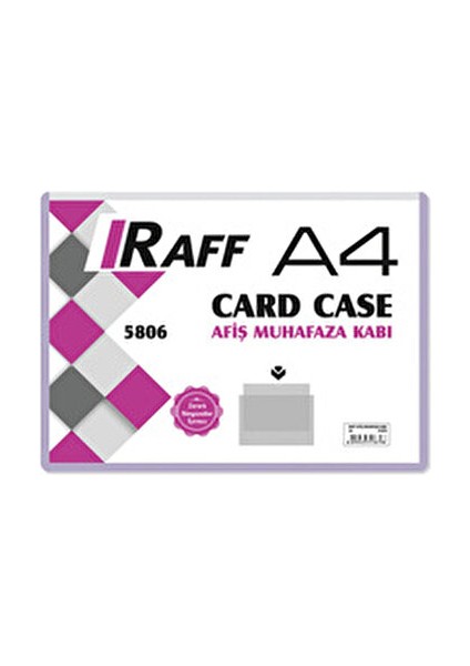 A4 Afiş Muhafaza Kabı 10 Adet