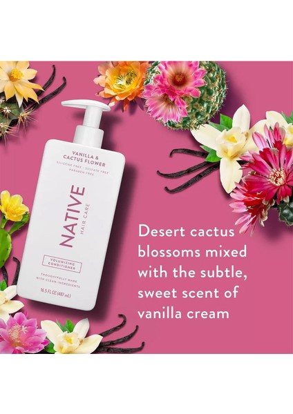 Vanilla & Cactus Flower Hacimlendirici Saç Kremi 487ML indirimleri
