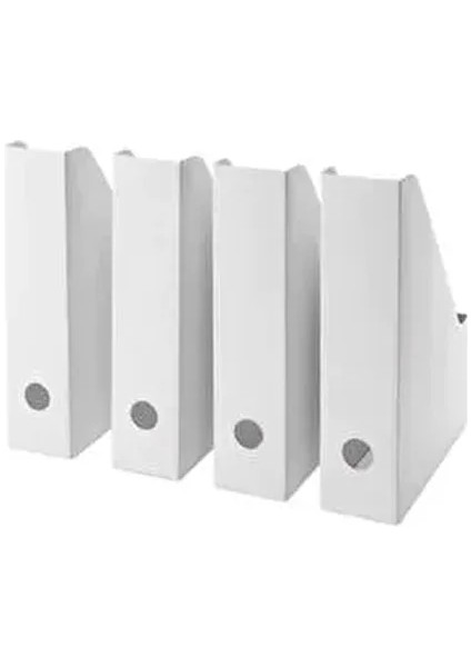 Fluns Beyaz Dosyalık 4 Adet