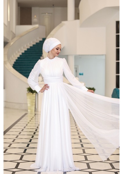 Şık Tasarım Tül Kübra Abiye modelleri