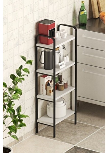 Mutfak Rafı Kavanozluk Çok Amaçlı Dolap 4 Katlı Ayakkabılık Kitaplık Mutfak Düzenleyici fiyatları