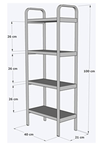 Mutfak Rafı Kavanozluk Çok Amaçlı Dolap 4 Katlı Ayakkabılık Kitaplık Mutfak Düzenleyici modelleri