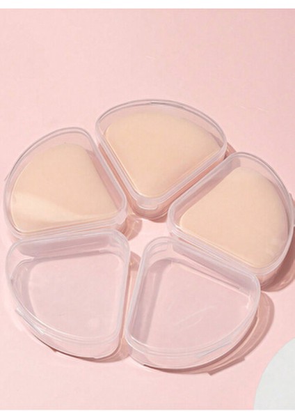 Hijyenik Saklama Kutulu Pudra Fondöten Bb Krem Yıkanabilir Pembe Uygulama Aparatı Puff Sünger modelleri