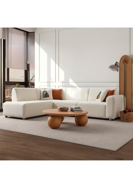 Sloft Köşe Koltuk Takımı Beyaz Sol Köşe modelleri