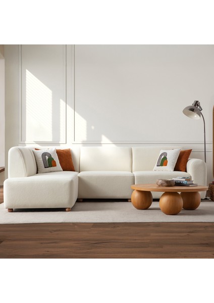 Sloft Köşe Koltuk Takımı Beyaz Sol Köşe fiyatları