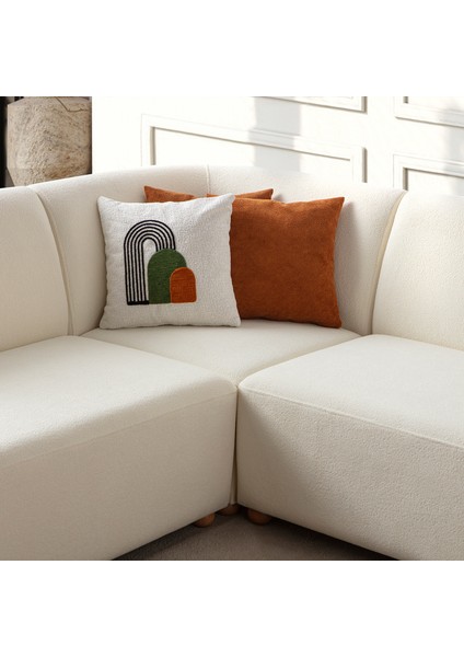 Sloft Köşe Koltuk Takımı Beyaz Sol Köşe