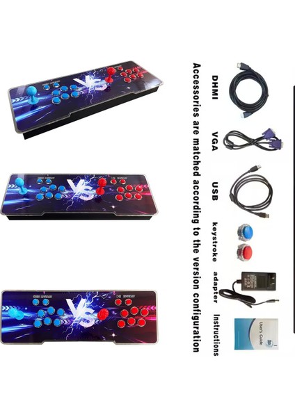 Retro Oyun Konsolu 29800 Dahili Oyun Atari Salonu Oyunları Tek Veya 2 Kişilik 2gb Ddr3 / 1866MHZ 76CM x 25CM (Monitör Dahil Değildir) | LY1911 modelleri