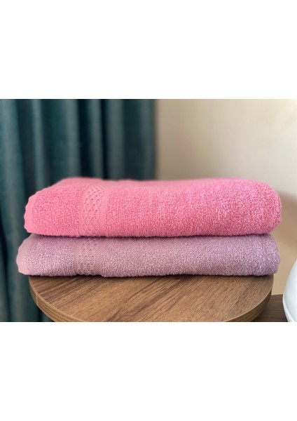 2 Li Banyo Havlu Seti %100 Pamuk