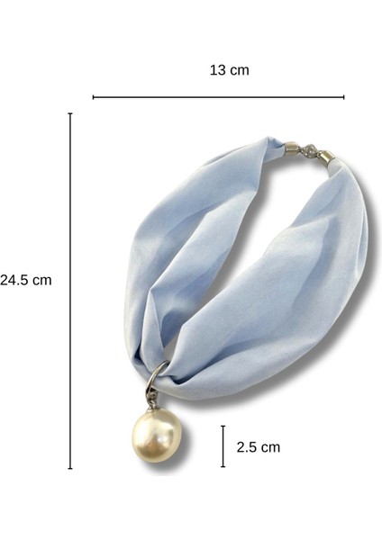 Inci Detaylı Şık Tasarım Kumaş Kolye modelleri