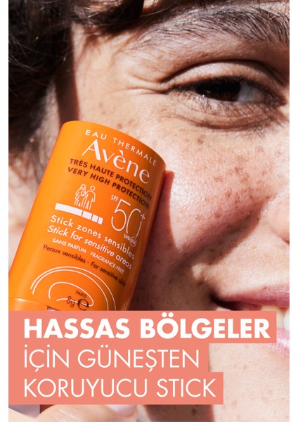 Stıck Hasas Bolgelerr ıcın SPF50+ Yuksekk Korumali Stıck Gunes Kremı 8 gr