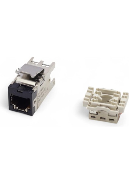 Commscope 2153449-2 SLX-6AS-BLK CAT6A Metallic Shielded Keystone Jack Siyah Renk