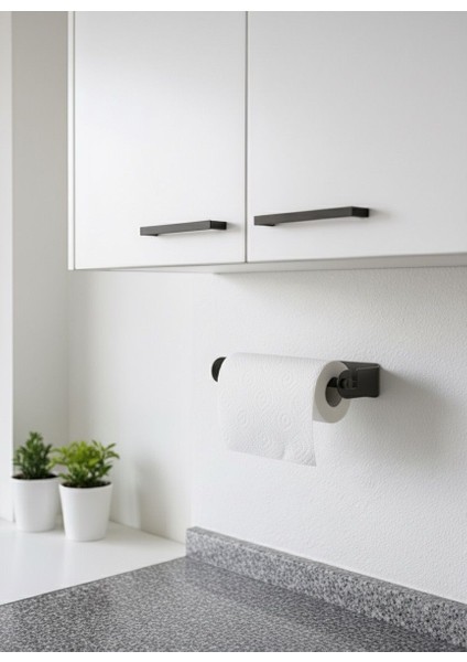 Lazer Kendinden Yapışkanlı Kağıt Havluluk Tahta Kancalı Mat Siyah fiyatları