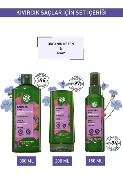 Kıvırcık Saçlara Özel Bakım Seti + Şampuan Masaj Fırçası Hediye fiyatları