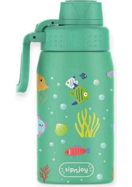 - Widewonder Çocuk Su Termosu | 420 ml - Ocean Whisper