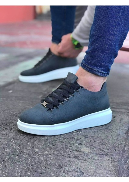 Gri Düz Erkek Casual Ayakkabı