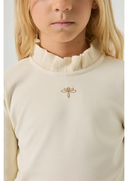 Bg Store Kız Çocuk Ekru Bluz modelleri