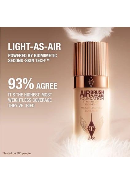 Airbrush Flawless Foundation - Tam Kapatıcı Hafif Fondöten 4 Warm (30 Ml)
