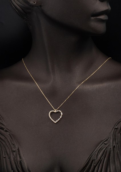 Kalp Altın Kolye 14 Ayar fiyatları