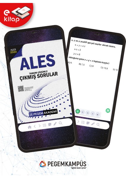 2026 Ales Tamamı Çözümlü Çıkmış Sorular (E-Kitap) fiyatları