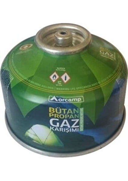 Orcamp Bütan Propan Gaz Karışımı 230 ml Hafif Taşıma için Kamp Ocağına Uygun modelleri
