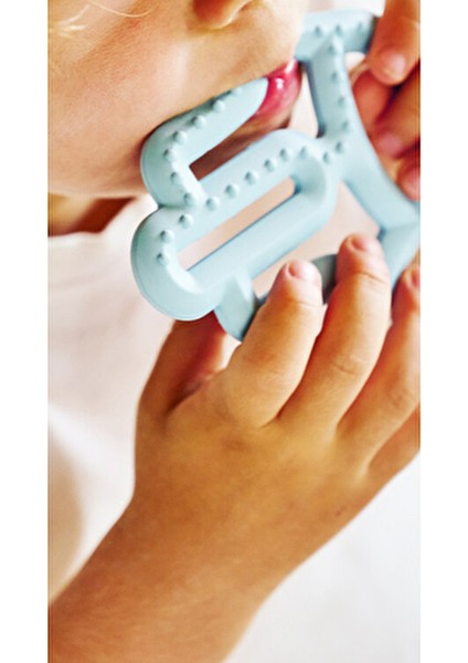 Mavi Diş Kaşıyıcı 8x9,8 cm Ergonomik Tasarım BPA İçermez Bebekler için fiyatları