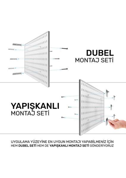 Çok Amaçlı Organizatör Pano ( 52 x 36 Cm) Yapışkanlı - Beyaz fiyatları