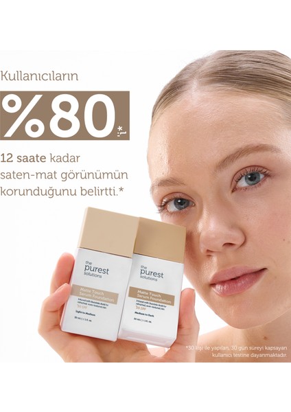 Sebum Dengeleyici & Matlaştırıcı Serum Fondöten Spf 50+, 30 ml – Açık / Orta Ton