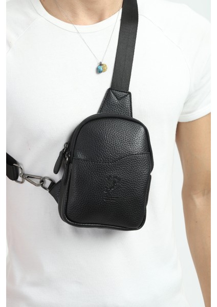Erkek Suya Dayanıklı Cüzdan Bölmeli Çapraz Askılı Omuz Çantası Çapraz Çanta
