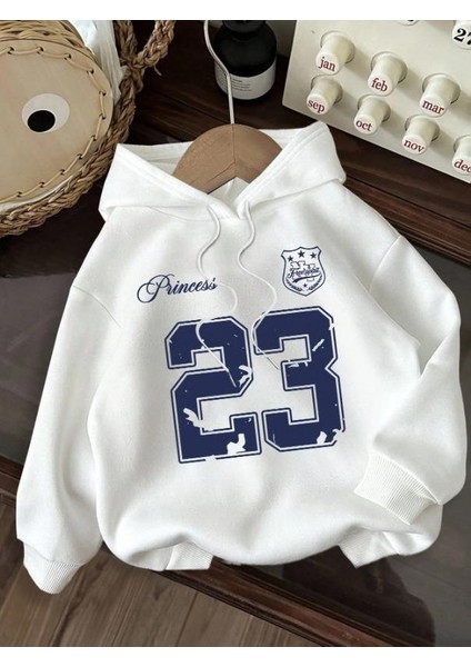 23 Beyaz Kapşonlu Sweatshirt Hoodie modelleri