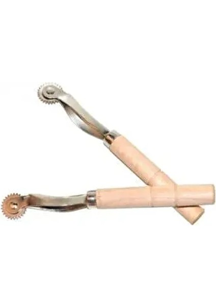 Terzi Çizgi Ruleti Ahşap Saplı Dikiş Makinaları Aksesuarı Kullanım Kolaylığı