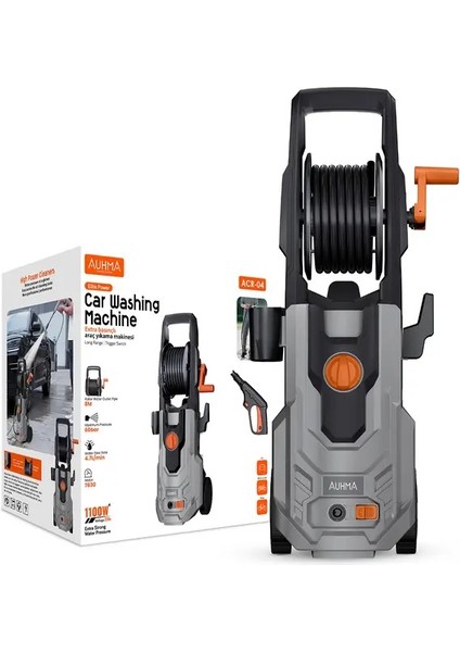Yeni Pro Ultra Güçlü Auhma Profesyonel 1100W Araç Yıkama Makinesi