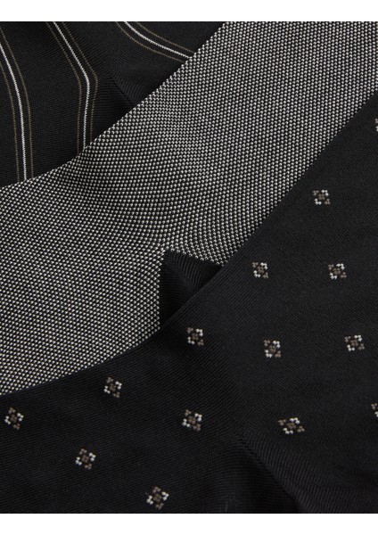 3'lü Karışık Merserize Pamuklu Çorap Seti fırsatları