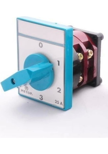 - MT024 25 Amper 1 Fazlı 3 Kademeli Şalter