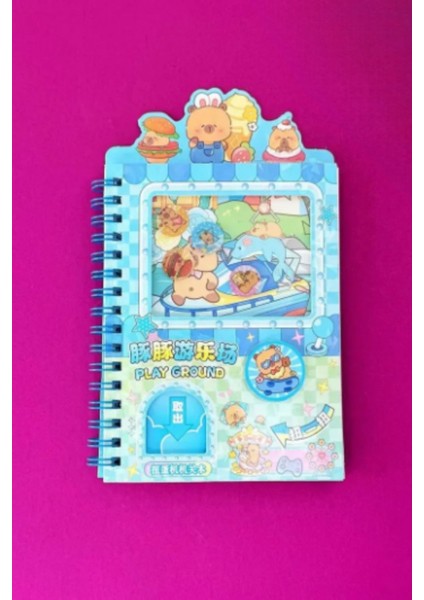 Capybara Otomat Tasarımlı Defter