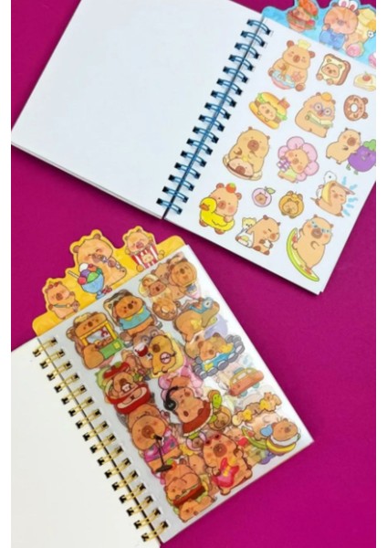 Capybara Otomat Tasarımlı Defter modelleri