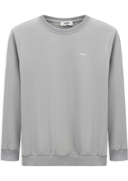 Bisiklet Yaka Regular Fit Nakışlı Pamuklu Sweatshirt modelleri