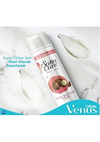 Satin Care Tıraş Jeli Kuru ve Hassas Cilt 200ML 2'li Set modelleri
